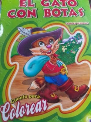 El gato con botas - Cuento coloreo A4 | Chirre