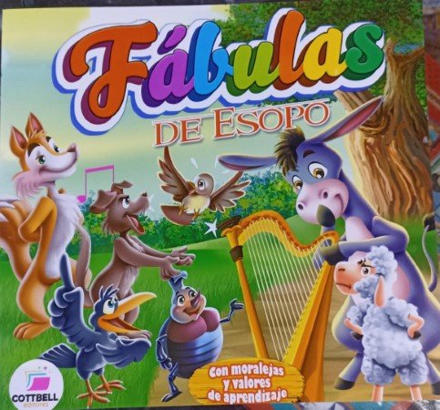 Fábulas de esopo 5: Burro con arpa - Cartilla Cottbell