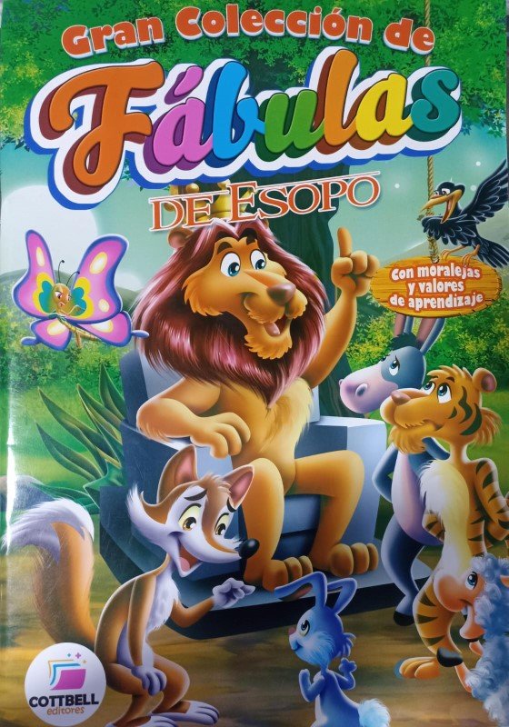 Gran colección de fábulas de esopo 2 - Libro A4 CB