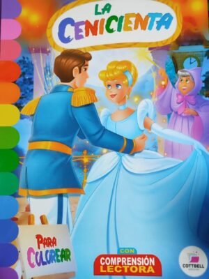 La cenicienta - Coloreo A4 CB