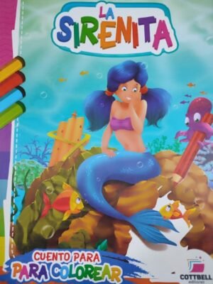La sirenita - Coloreo A4 CB
