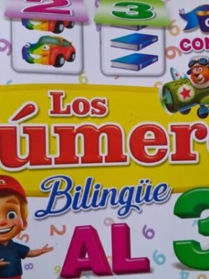 Los números del 1 al 30 (bilingüe). Cartilla con solapas
