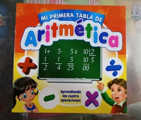 Mi primera tabla de aritmética - Minicartilla CB