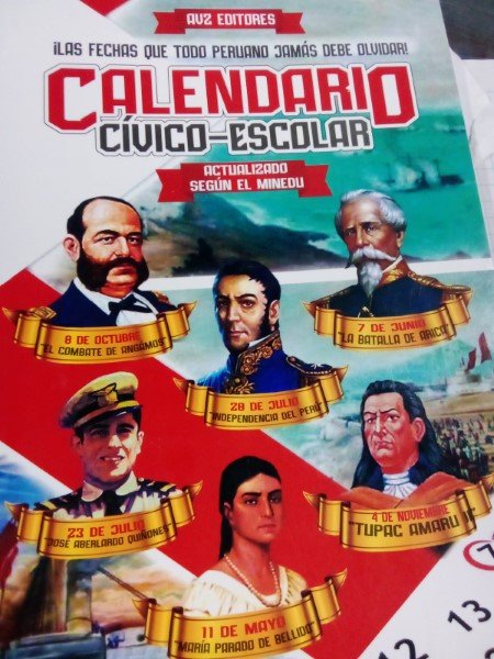 Calendario cívico escolar | AVZ