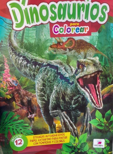 Dinosaurios para colorear A3 #1 | Cottbell