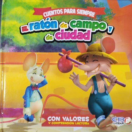 El ratón del campo y de ciudad - Cuento tapa dura CB