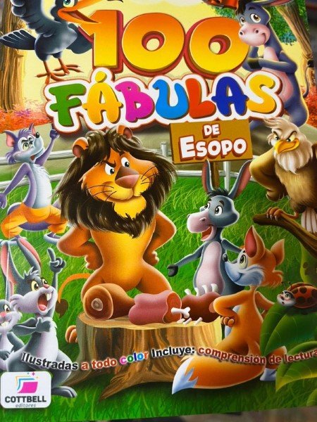 100 Fábulas de esopo tomo 1 (León) - Libro A5 CB