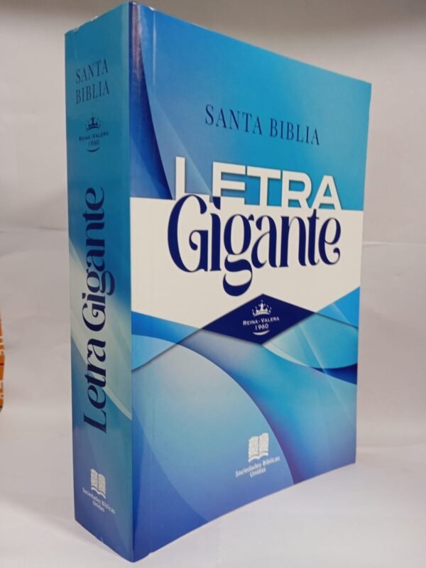 Santa Biblia letra gigante RV 1960 Celeste