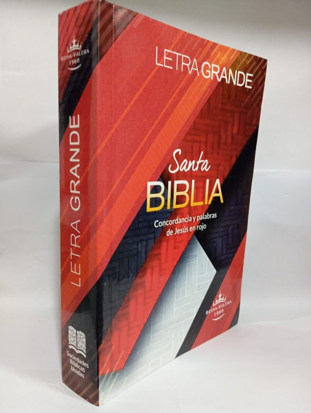 Santa Biblia RV 1960 letra grande (Rojo)