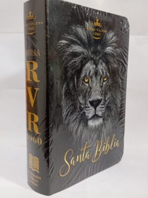 Santa Biblia RV 1960 de bolsillo (Negro león)