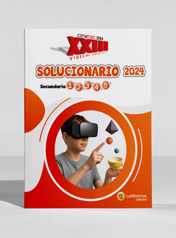 23° Solucionario CONAMAT Secundaria 2024 | Lumbreras Editores