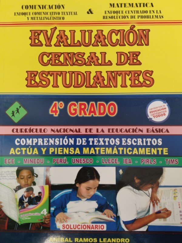 Evaluación censal de estudiantes 4to grado | Honorio