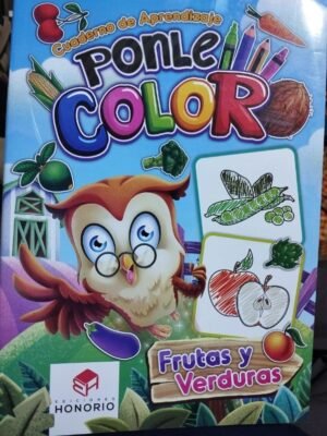 Ponle color. Frutas y verduras | Honorio