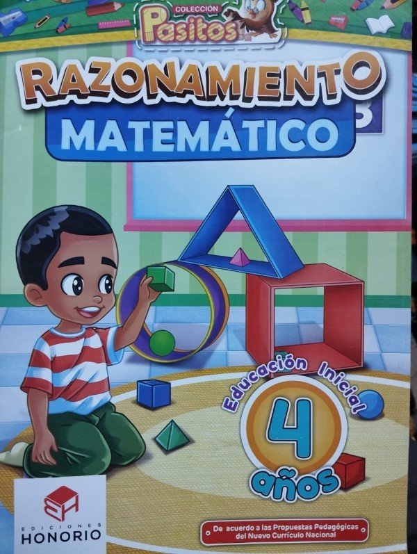 Razonamiento Matemático 4 años | Honorio