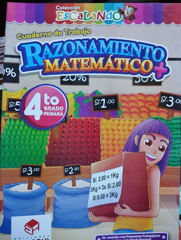 Razonamiento Matemático 4to grado | Honorio