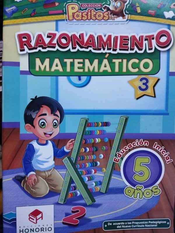 Razonamiento Matemático 5 años | Honorio