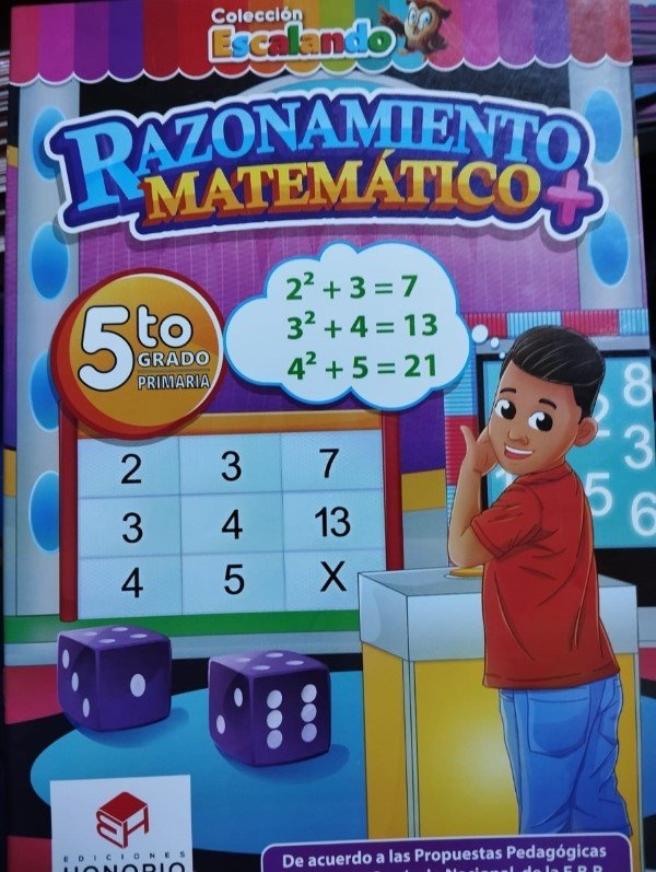 Razonamiento Matemático 5to grado | Honorio