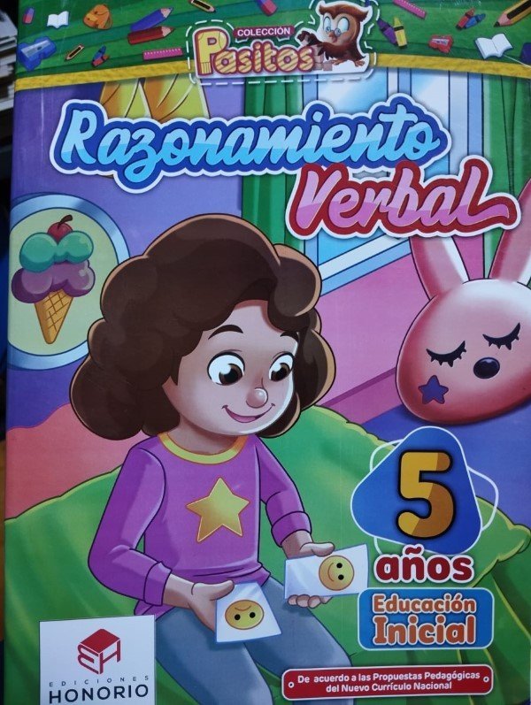 Razonamiento Verbal 5 años | Honorio